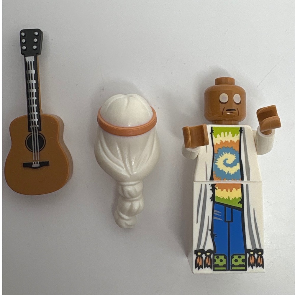 LEGO Movie Minifigure Vitruvius Hippie Singer 70809 70810 TieDye Musician Guitar - Picture 4 of 10